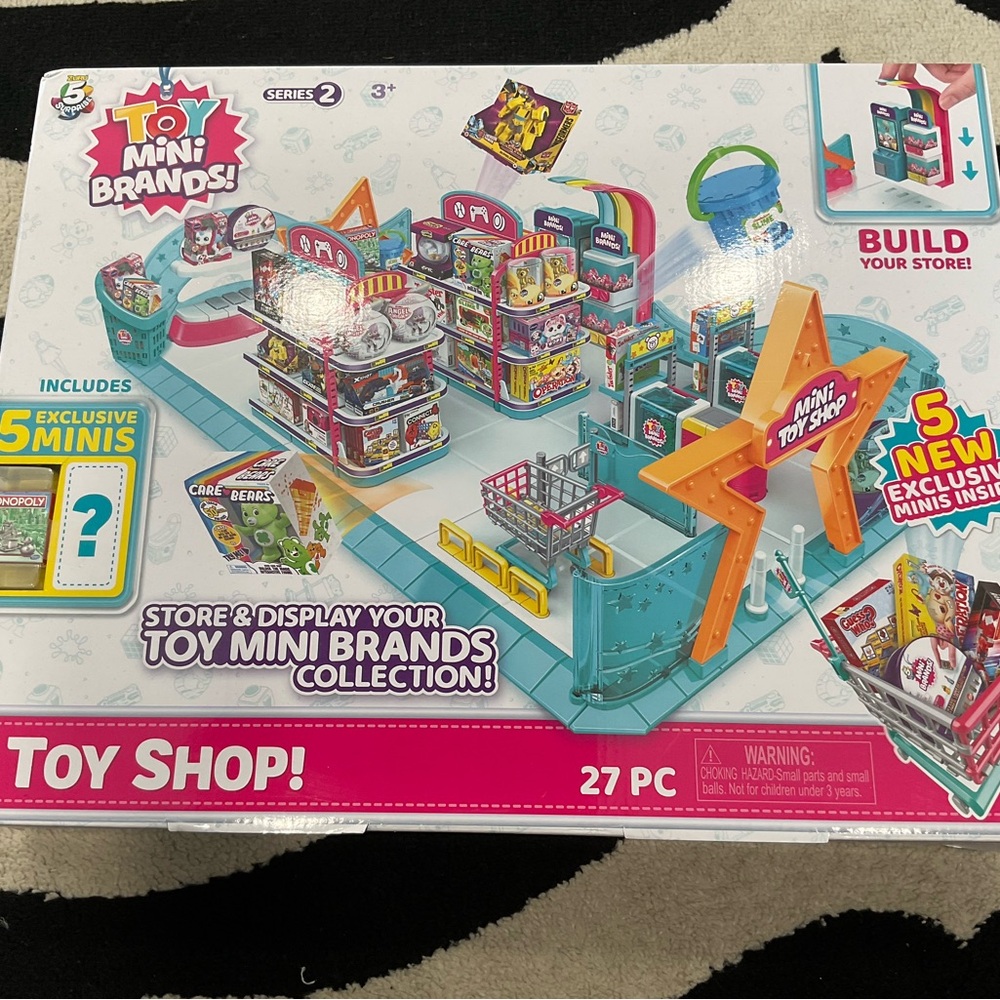 Mini brands Toy Shop Playset - Blue & Orange - Picture 2 of 3